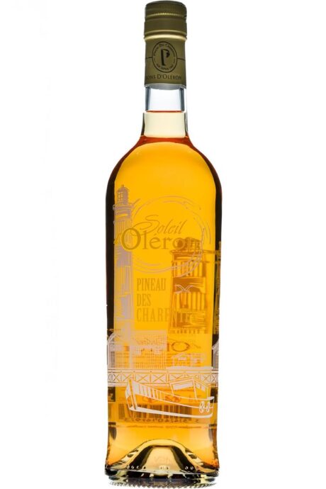 Bouteille de Pineau des Charentes Blanc Soleil d’Oléron, vin de liqueur artisanal de l’île d’Oléron